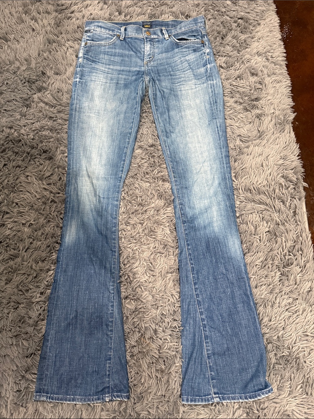 Citizens Of Humanity Light Blue Flare Jeans